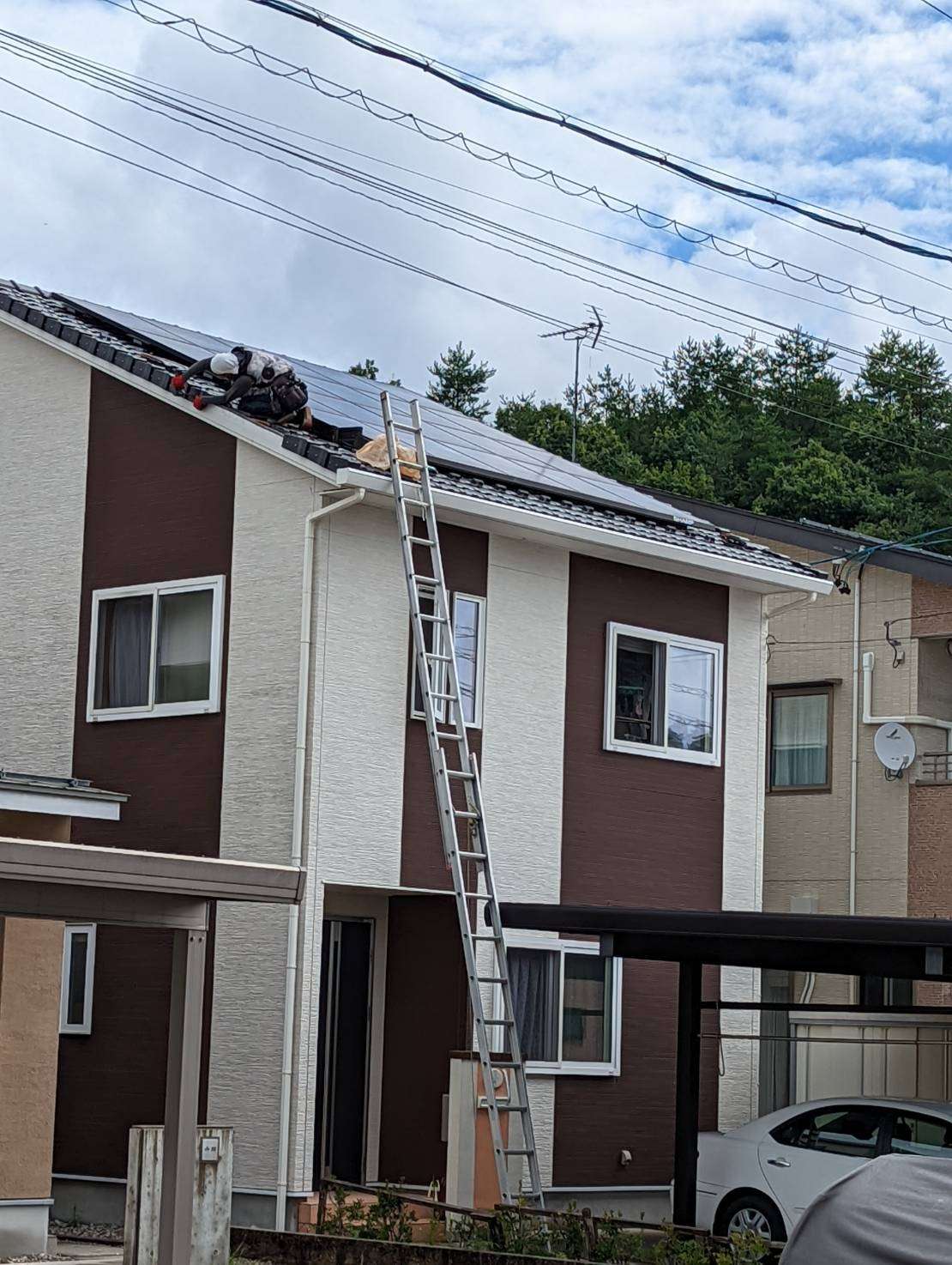 山田町にて瓦修繕工事