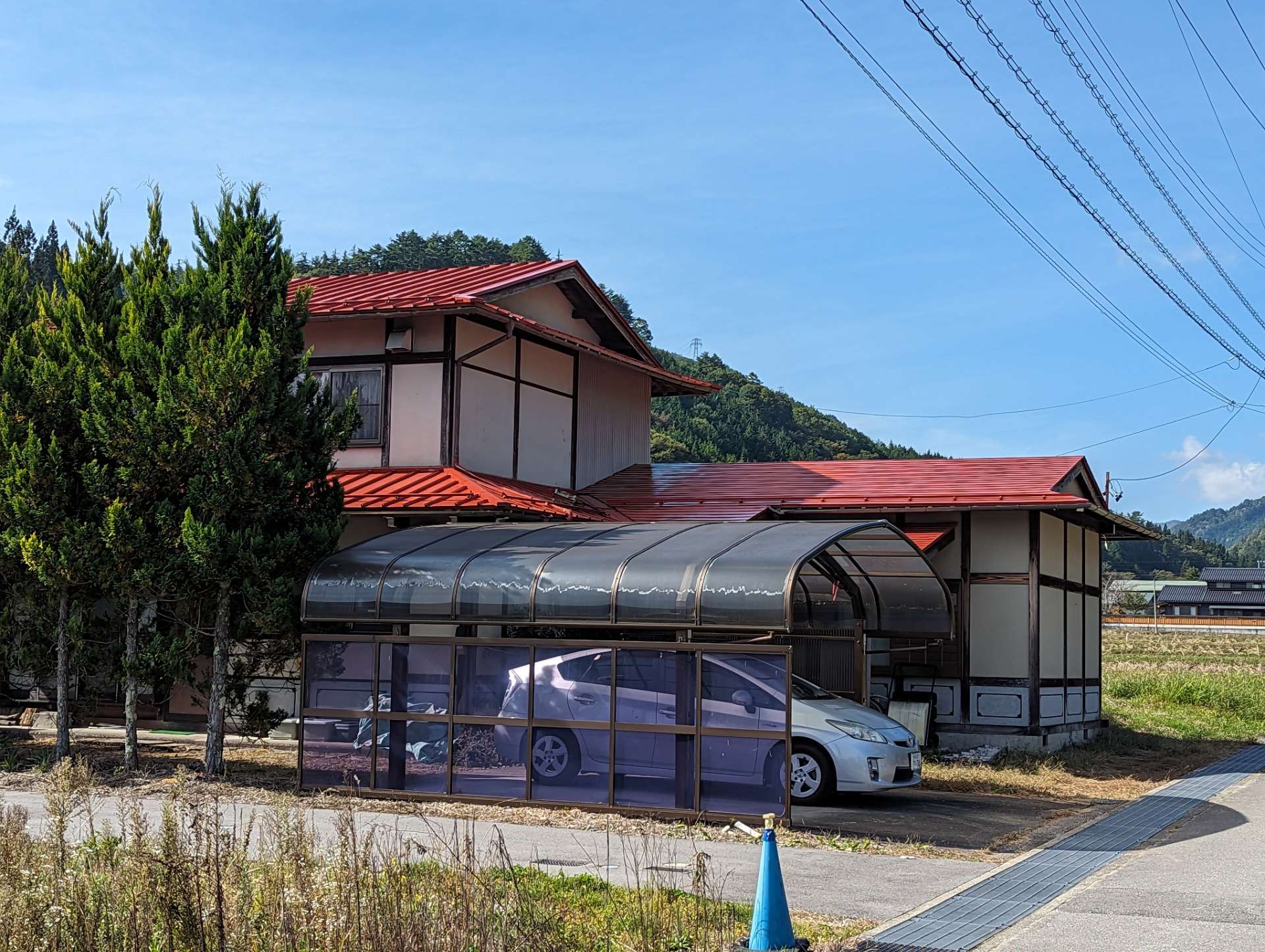 一之宮町にて屋根塗装工事