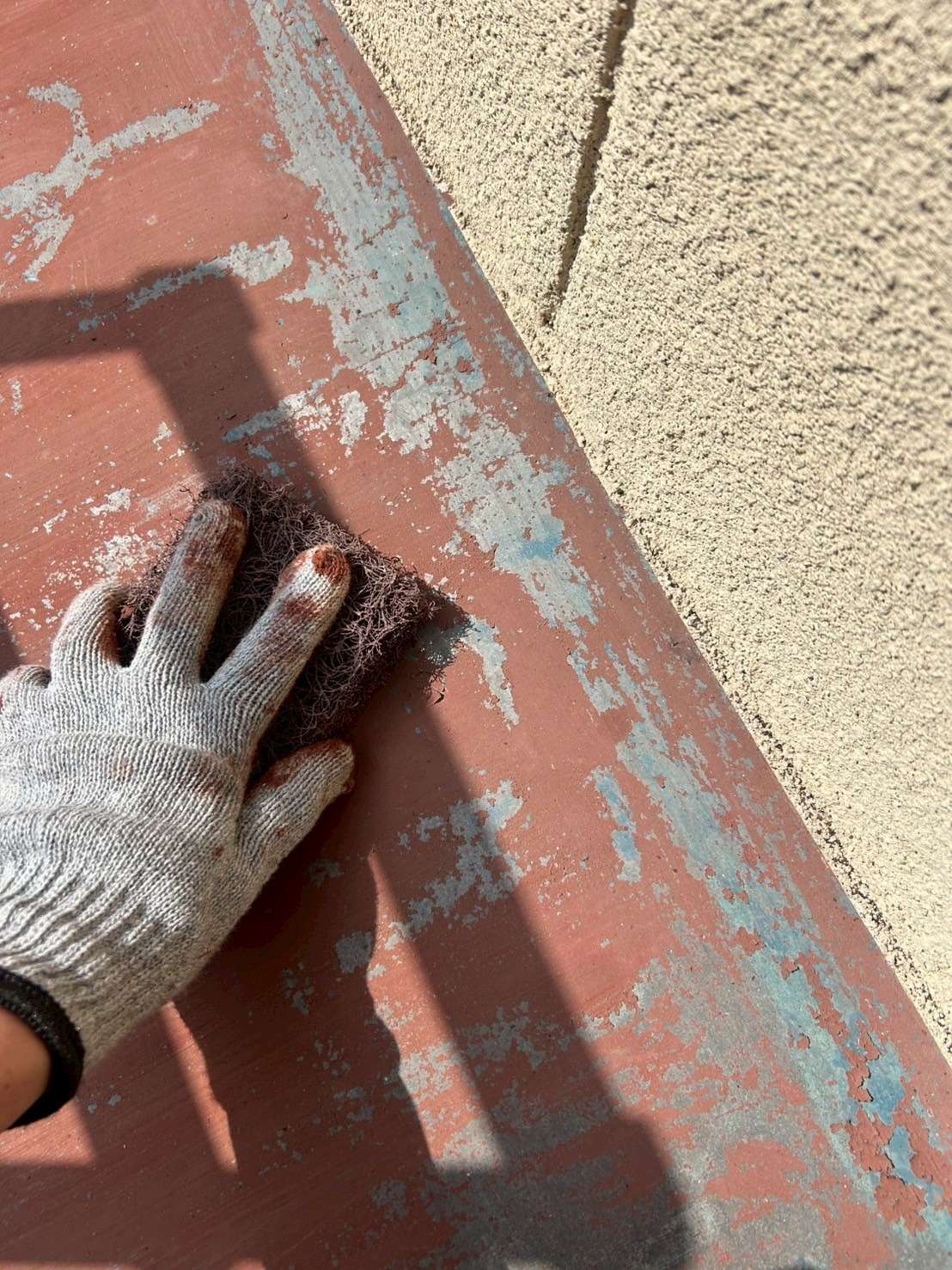 下呂市小川にて屋根塗装