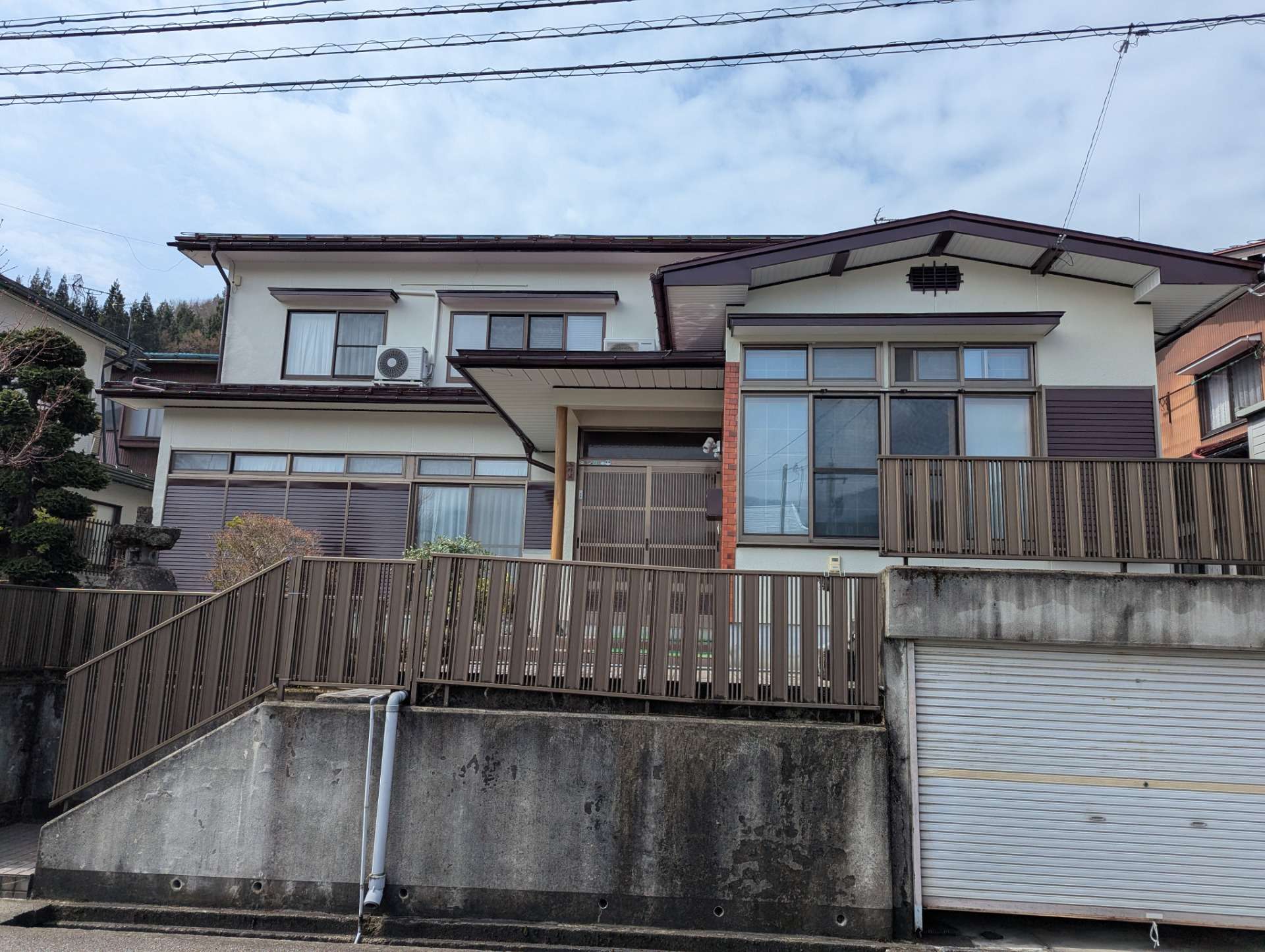 飛騨市神岡町東雲にて外壁塗装工事