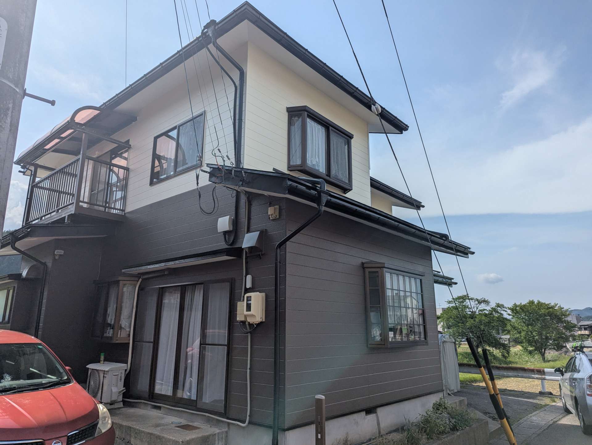 高山市花里町にて屋根外壁塗装工事