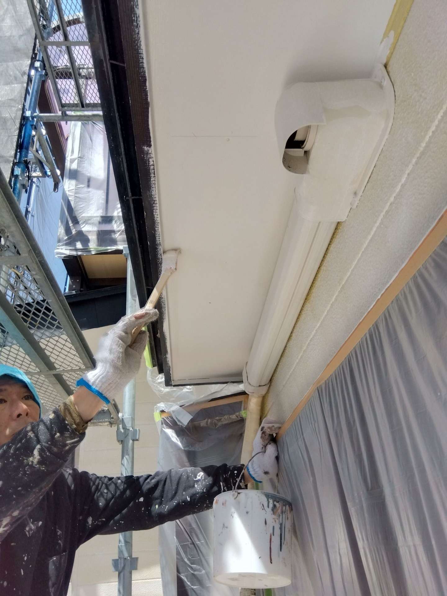 高山市花里町にて屋根外壁塗装工事