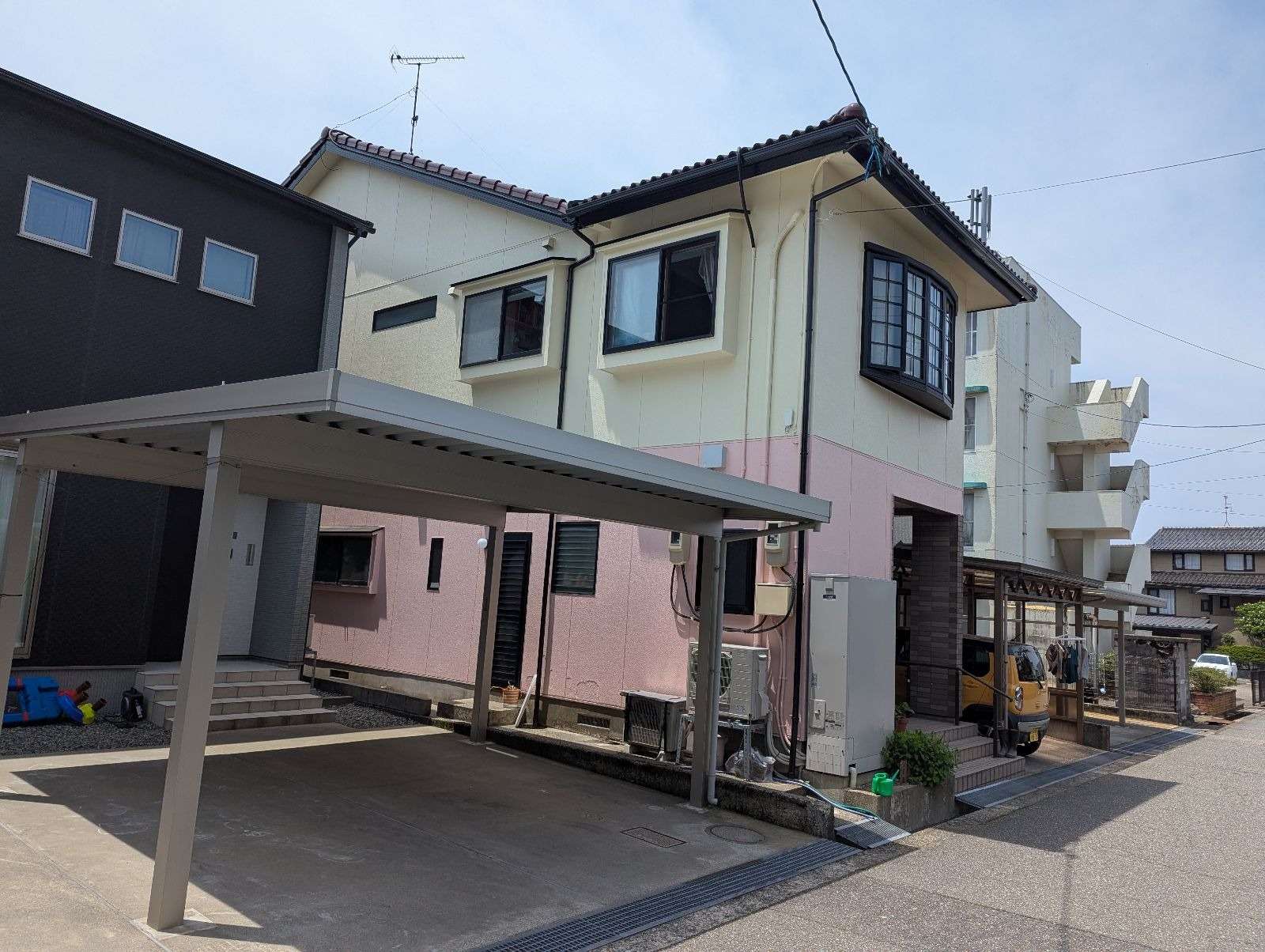 金沢市にて屋根外壁の塗装工事