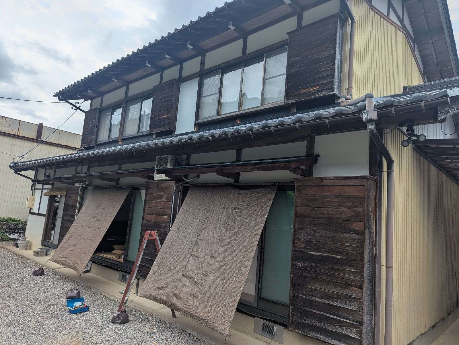 郡上市大和町にて屋根塗装工事