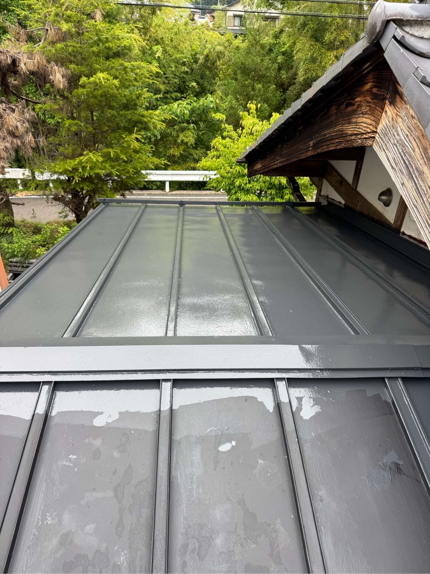 郡上市大和町にて屋根塗装工事