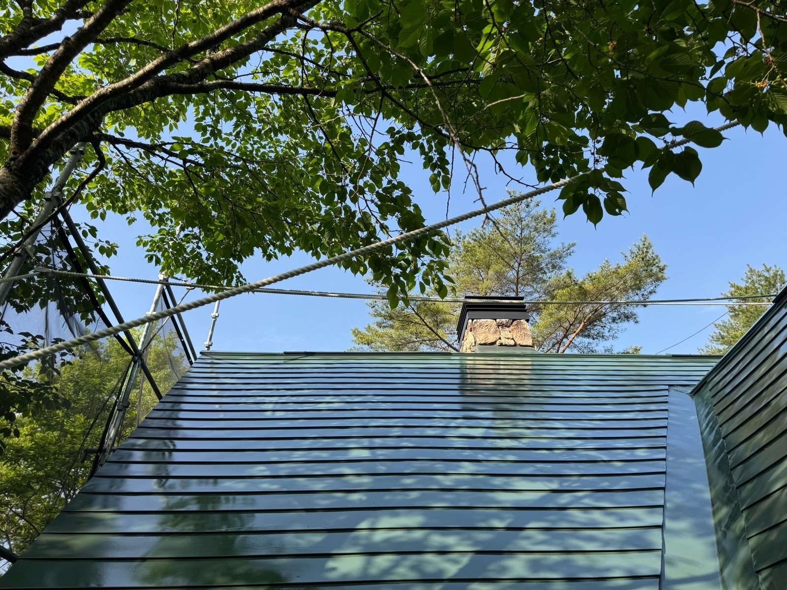 郡上市高鷲町にて屋根塗装工事