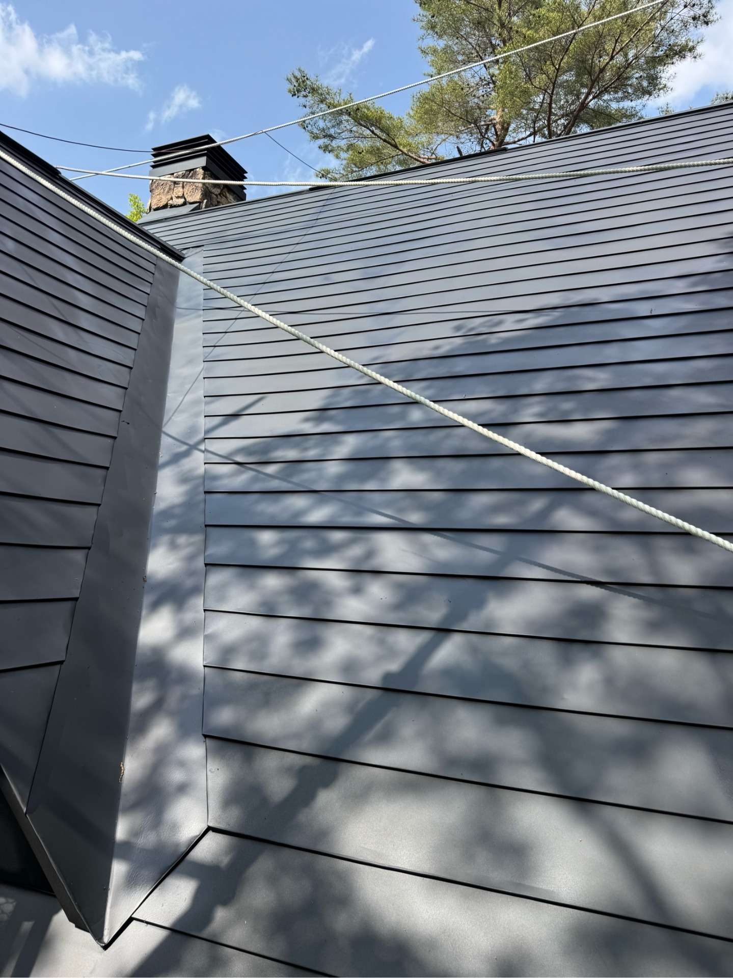 郡上市高鷲町にて屋根塗装工事