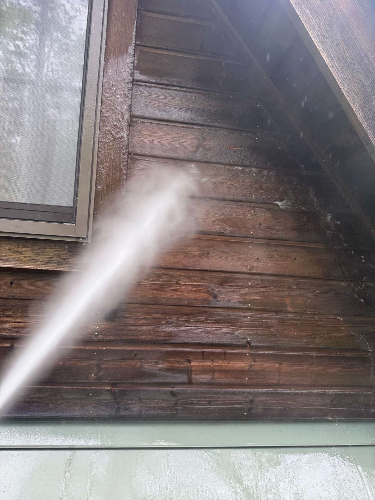 郡上市高鷲町にて屋根塗装工事