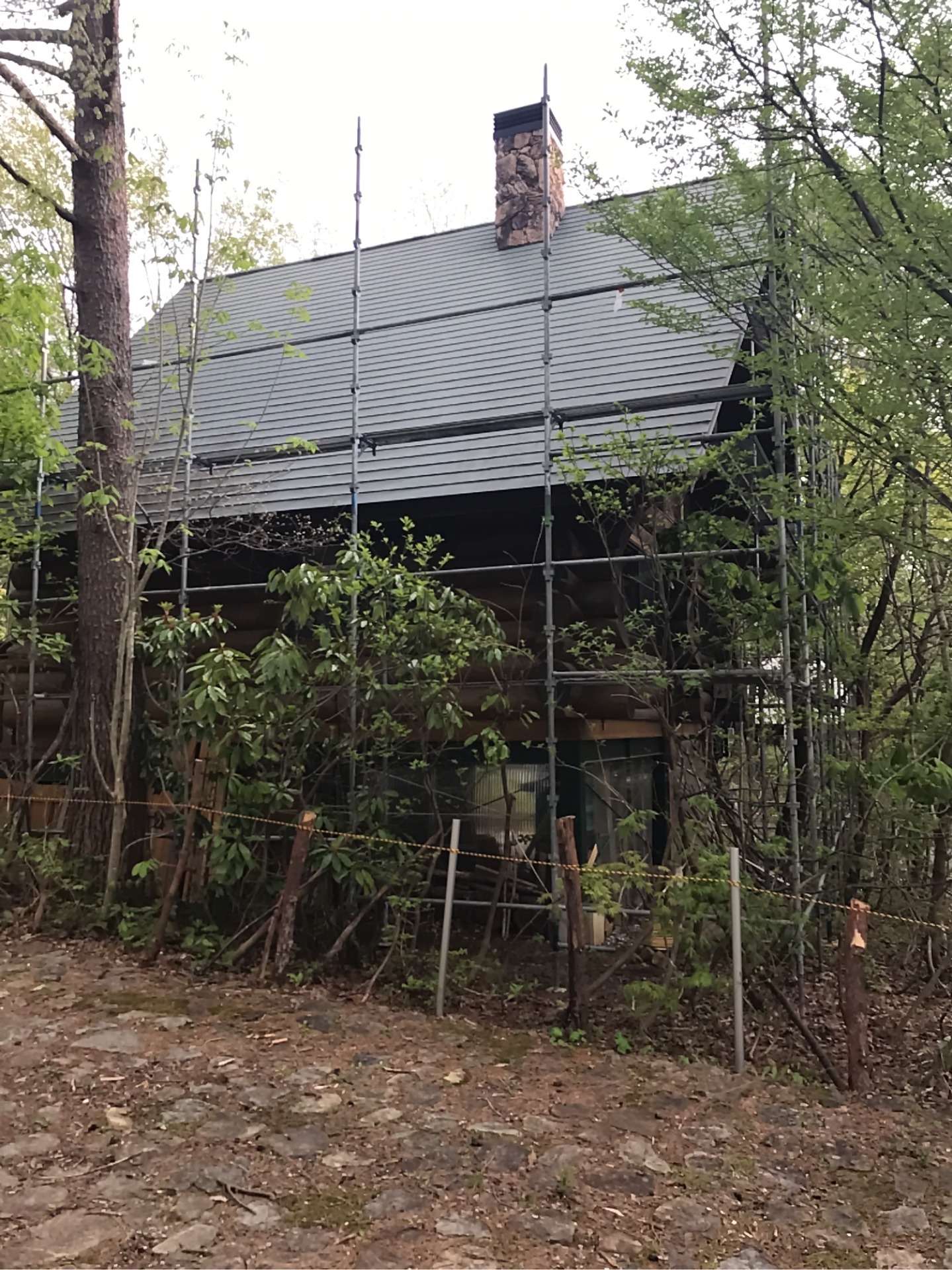 郡上市高鷲町にて屋根塗装工事