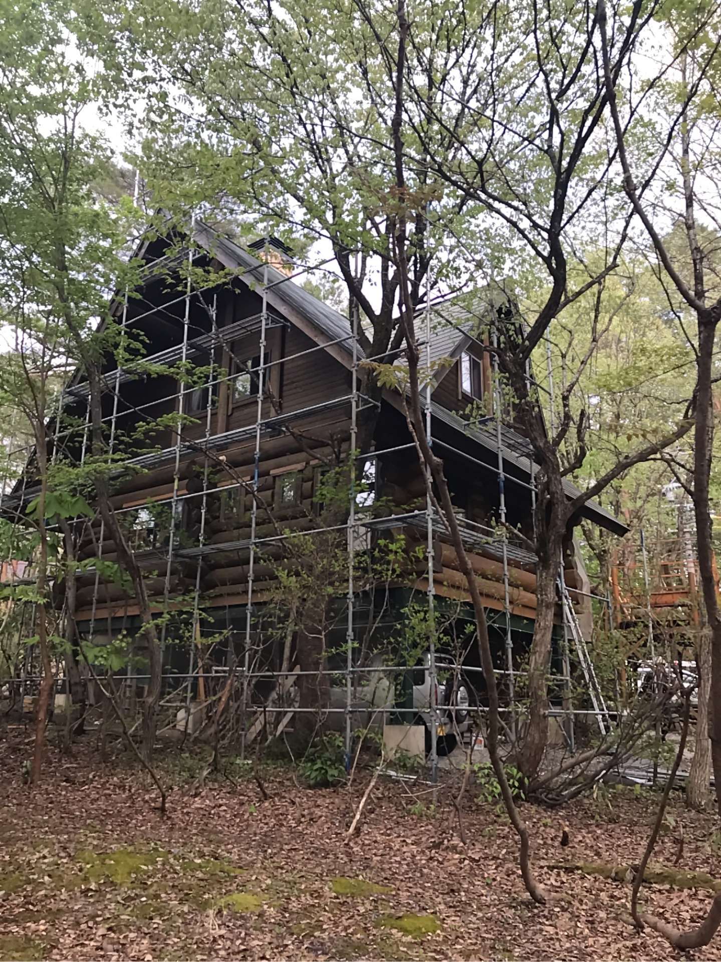 郡上市高鷲町にて屋根塗装工事