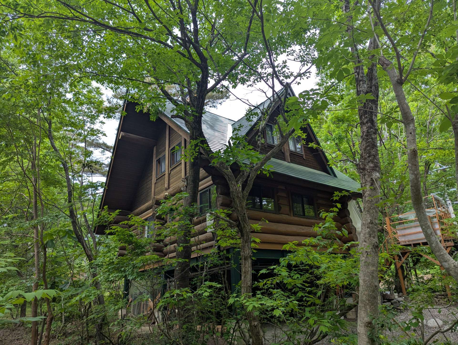 郡上市高鷲町にて屋根塗装工事