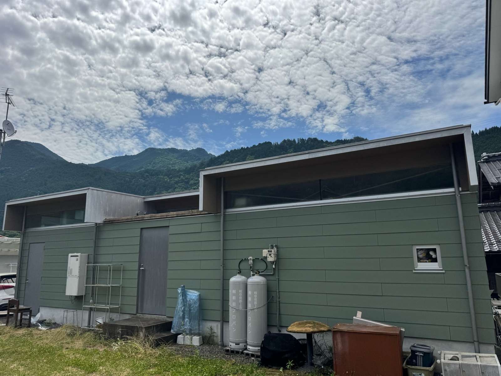 郡上市八幡町にて外壁塗装工事