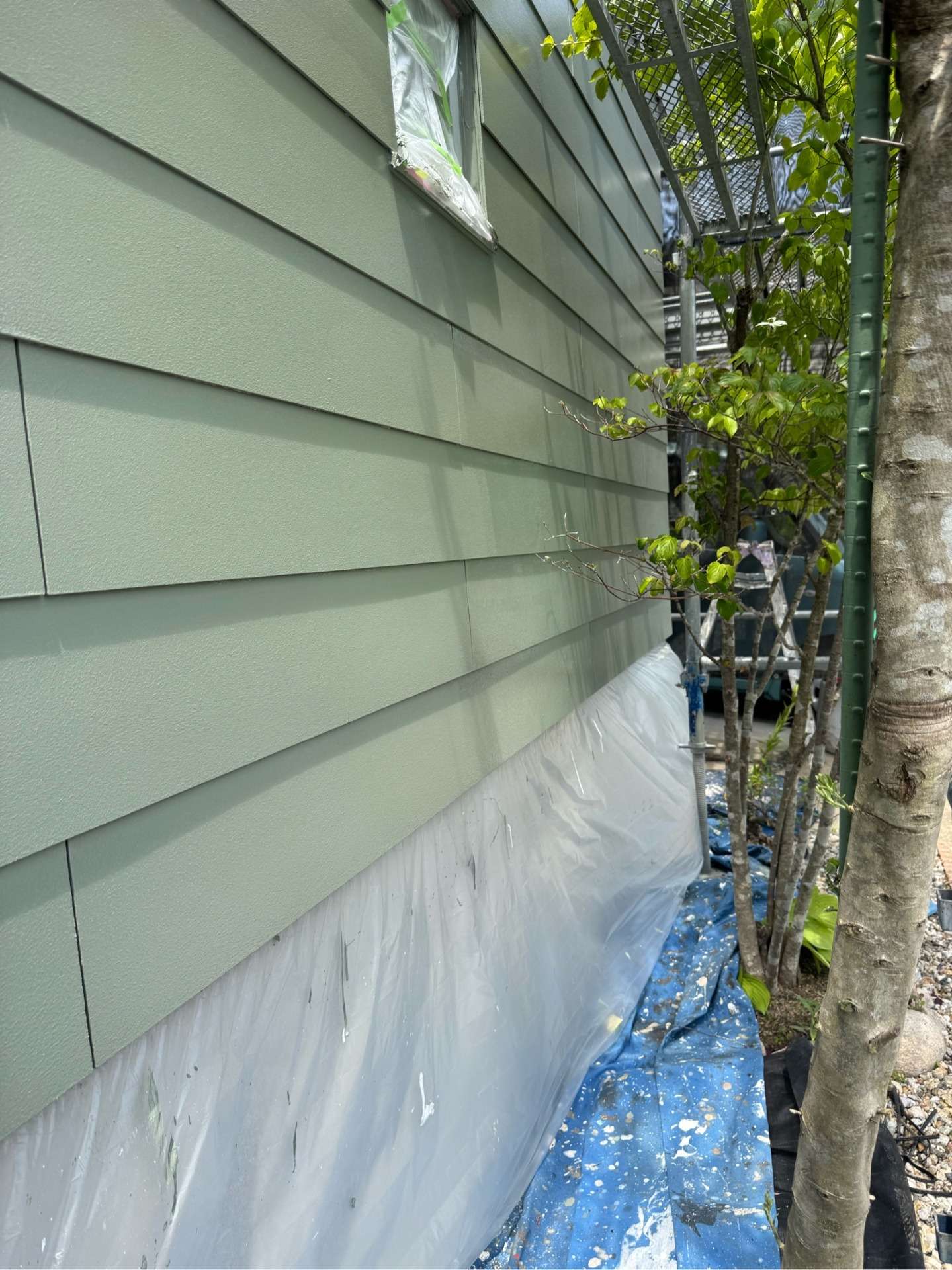 郡上市八幡町にて外壁塗装工事