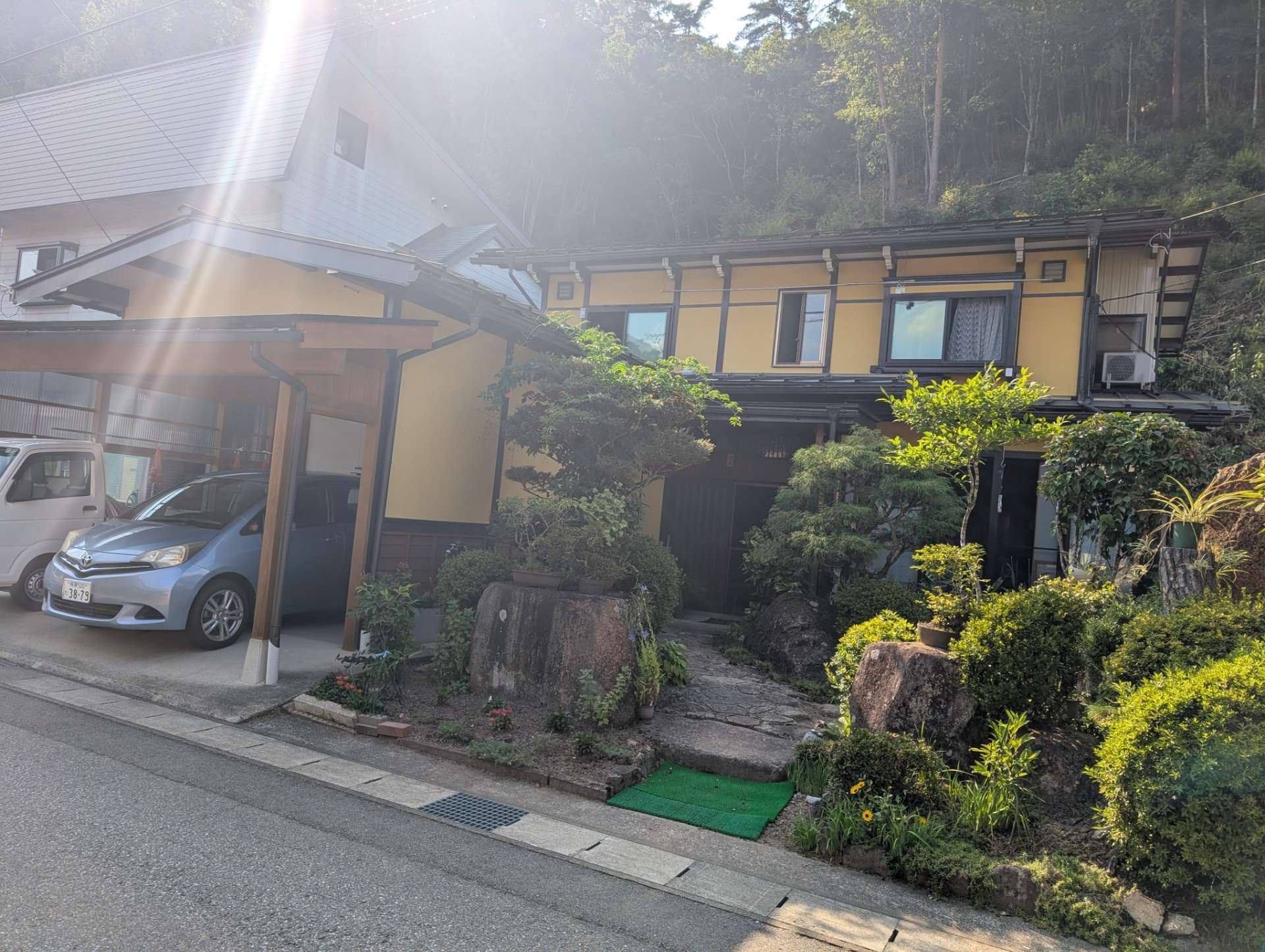 高山市清見町にて外壁塗装