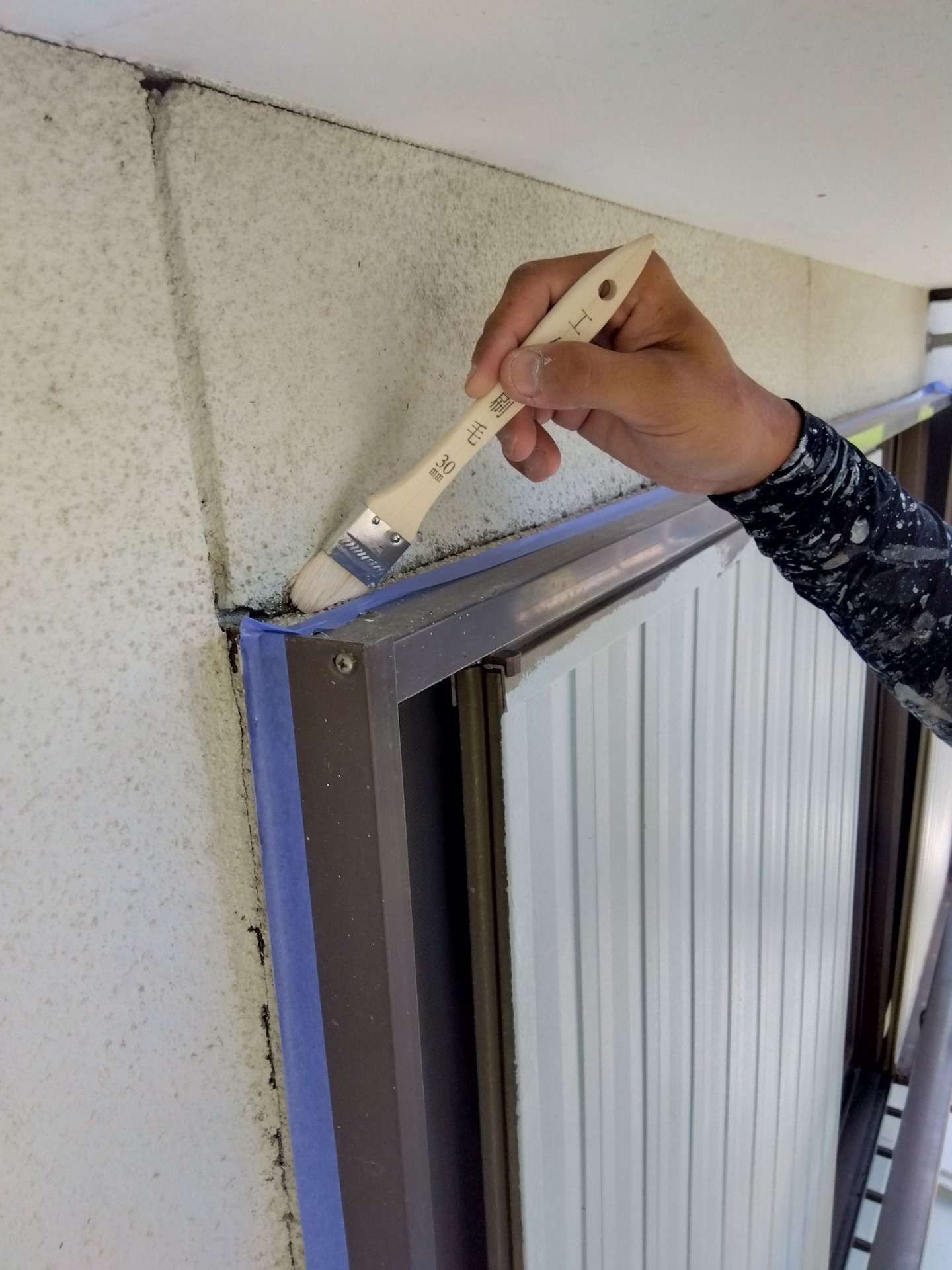 高山市国府町にて改修塗装工事