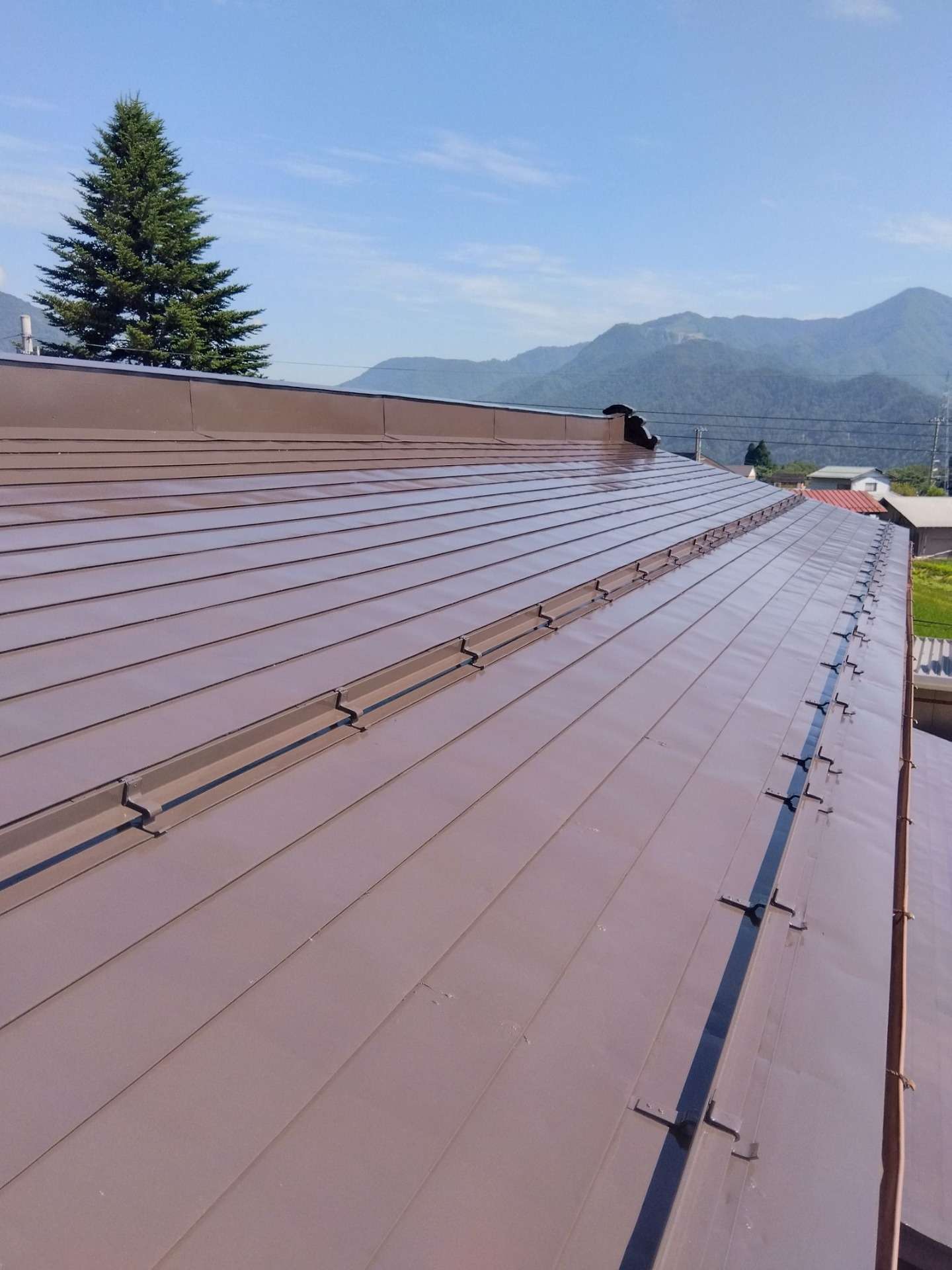 飛騨市神岡町にて屋根塗装