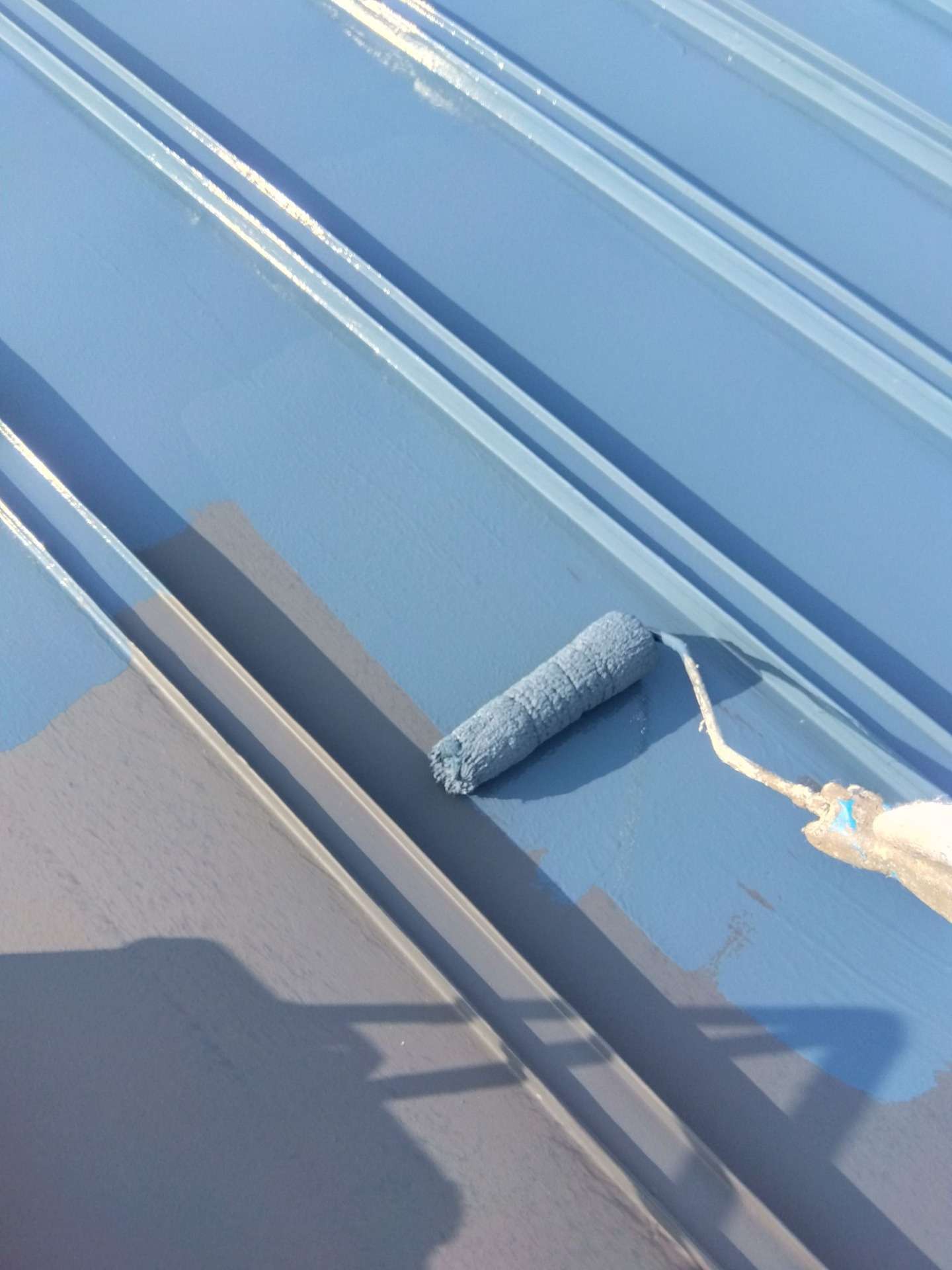 高山市若達町にて屋根塗装