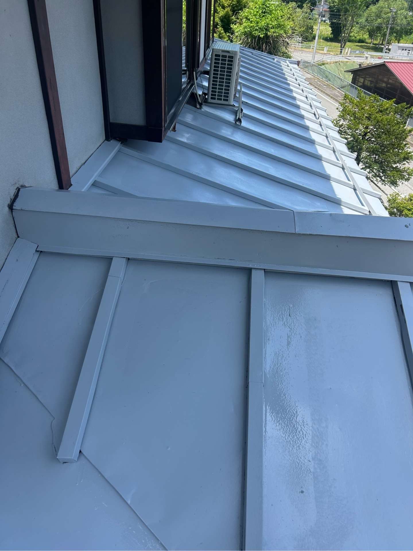 飛騨市神岡町にて屋根塗装