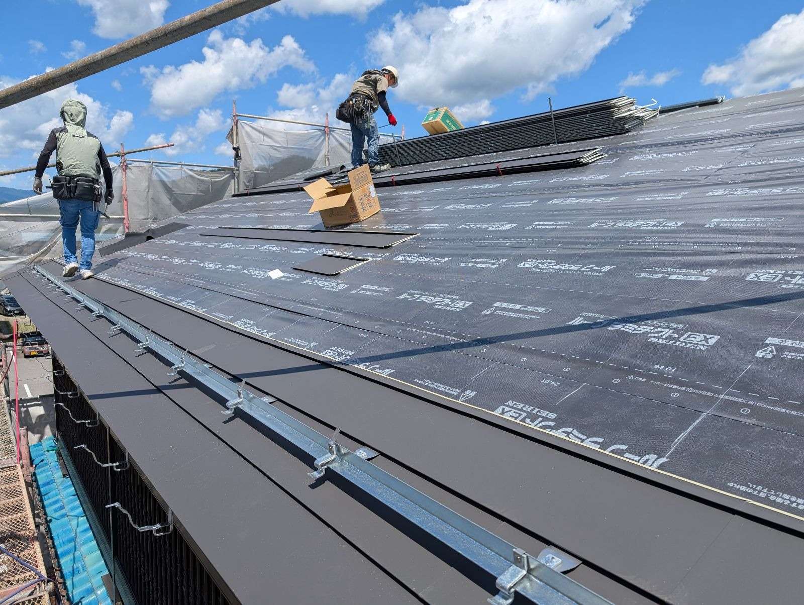 飛騨市古川町にて屋根葺き替え工事