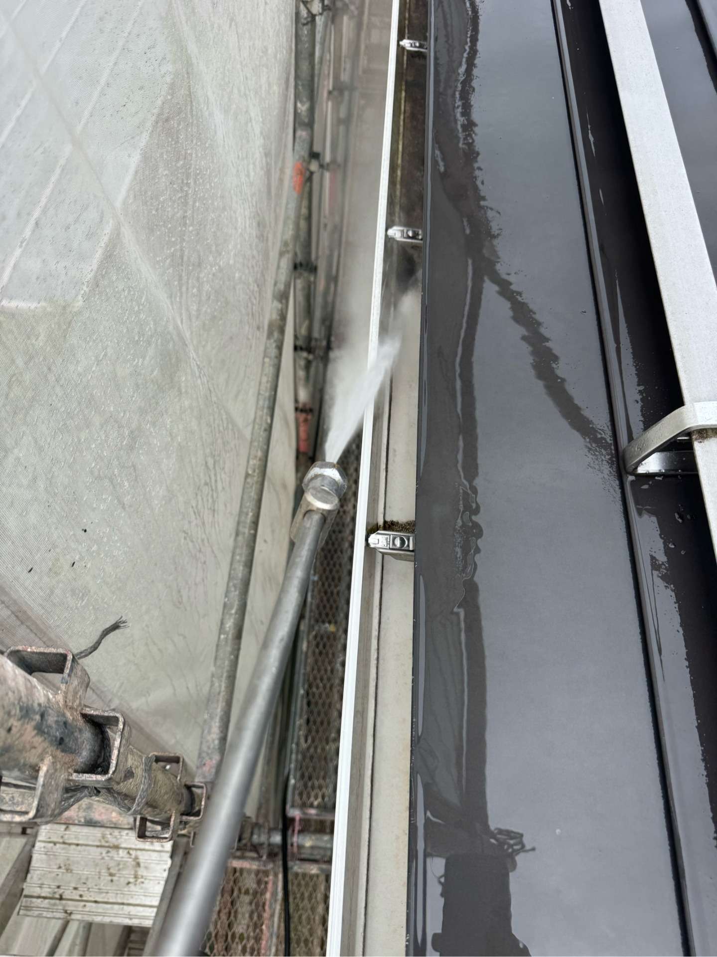 郡上市白鳥町にて改修塗装工事