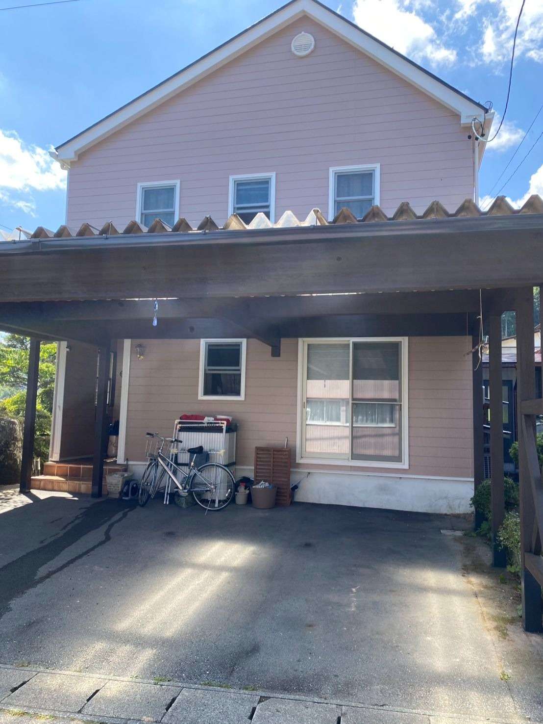 高山市清見町にて改修塗装工事