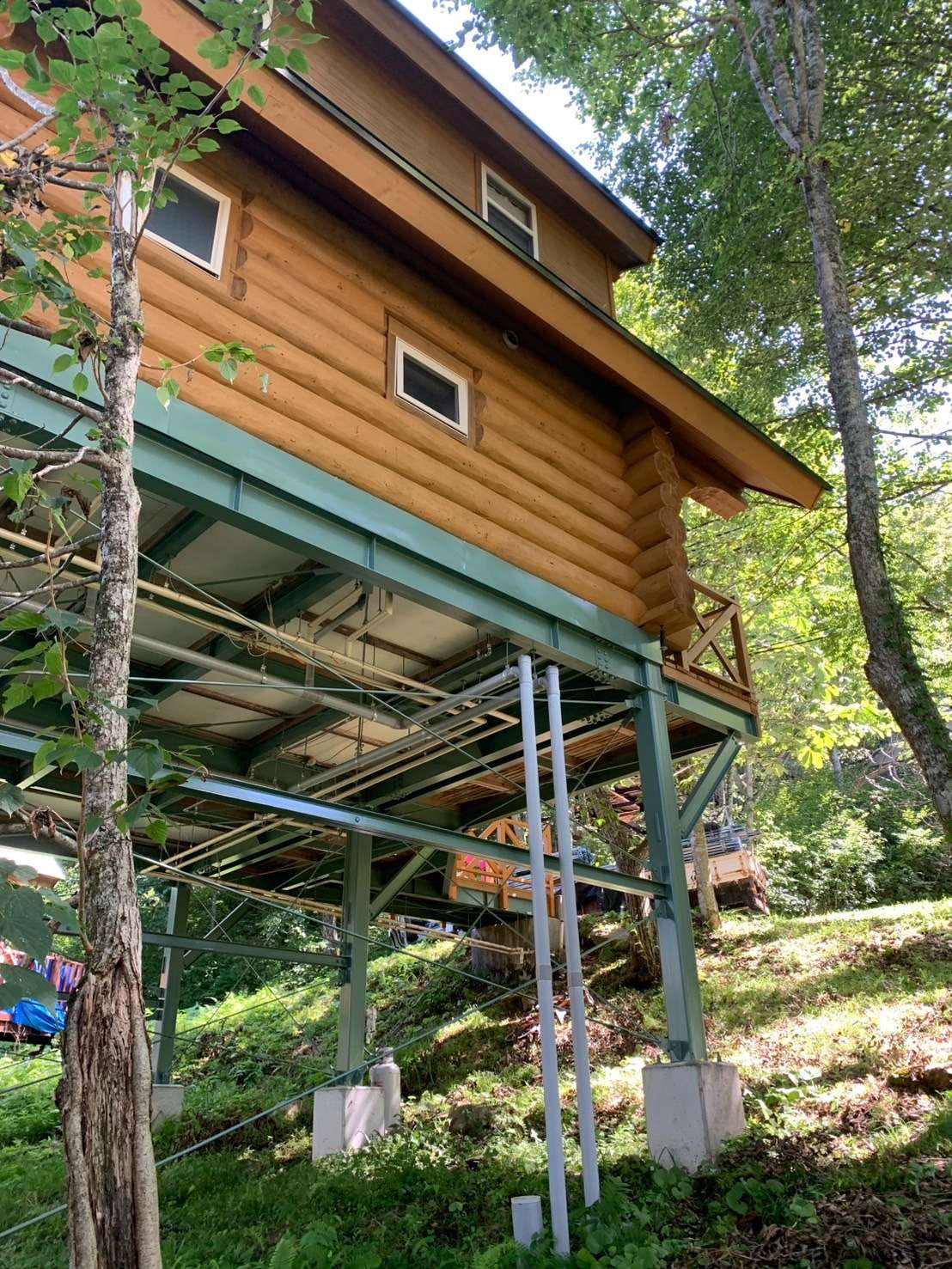 高山市荘川町にて改修塗装工事