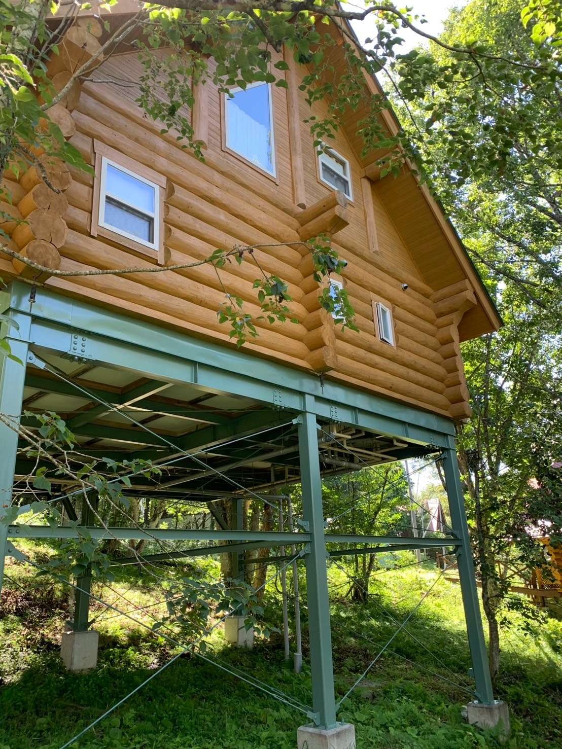 高山市荘川町にて改修塗装工事