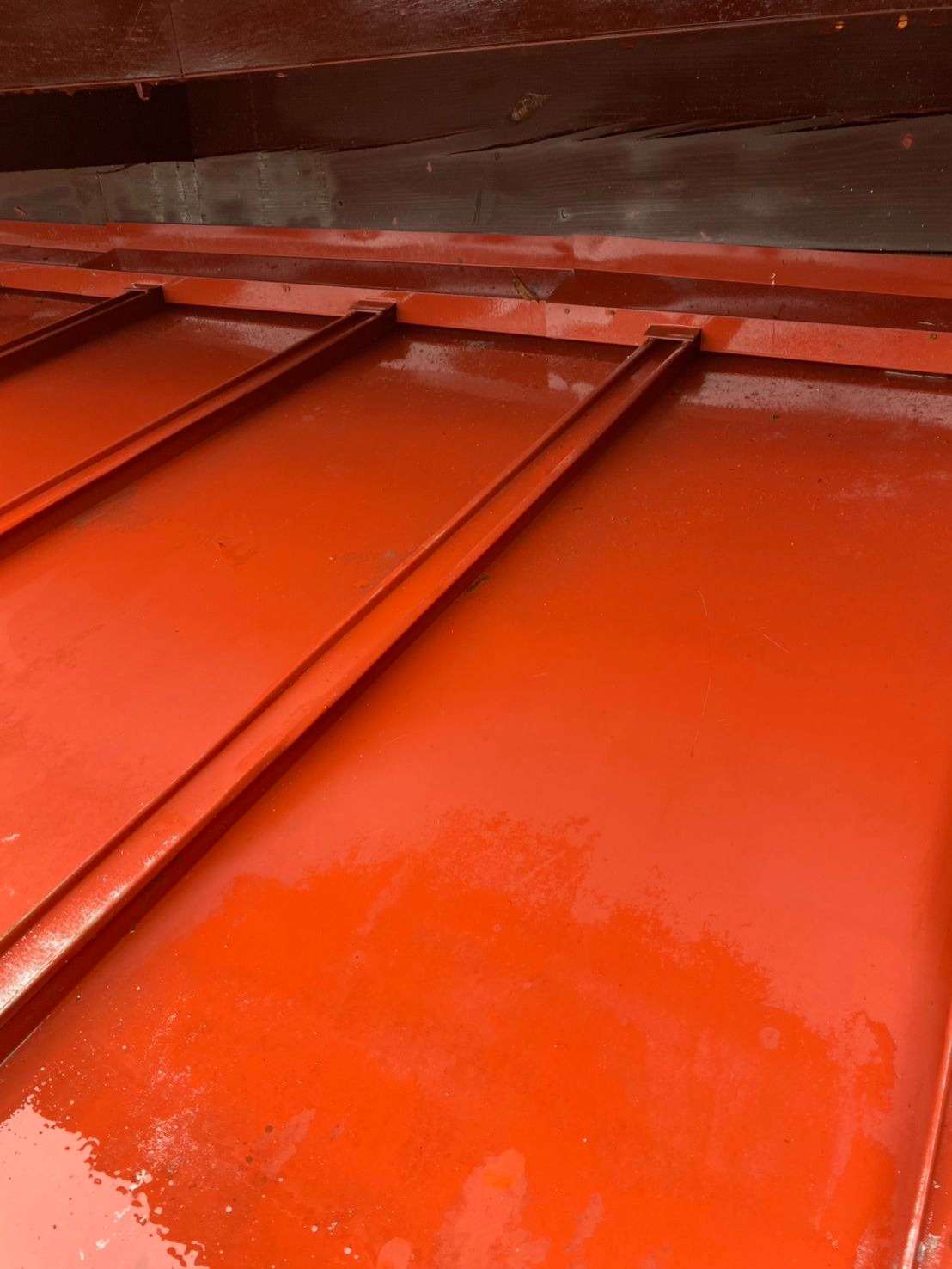 高山市清見町にて屋根塗装工事