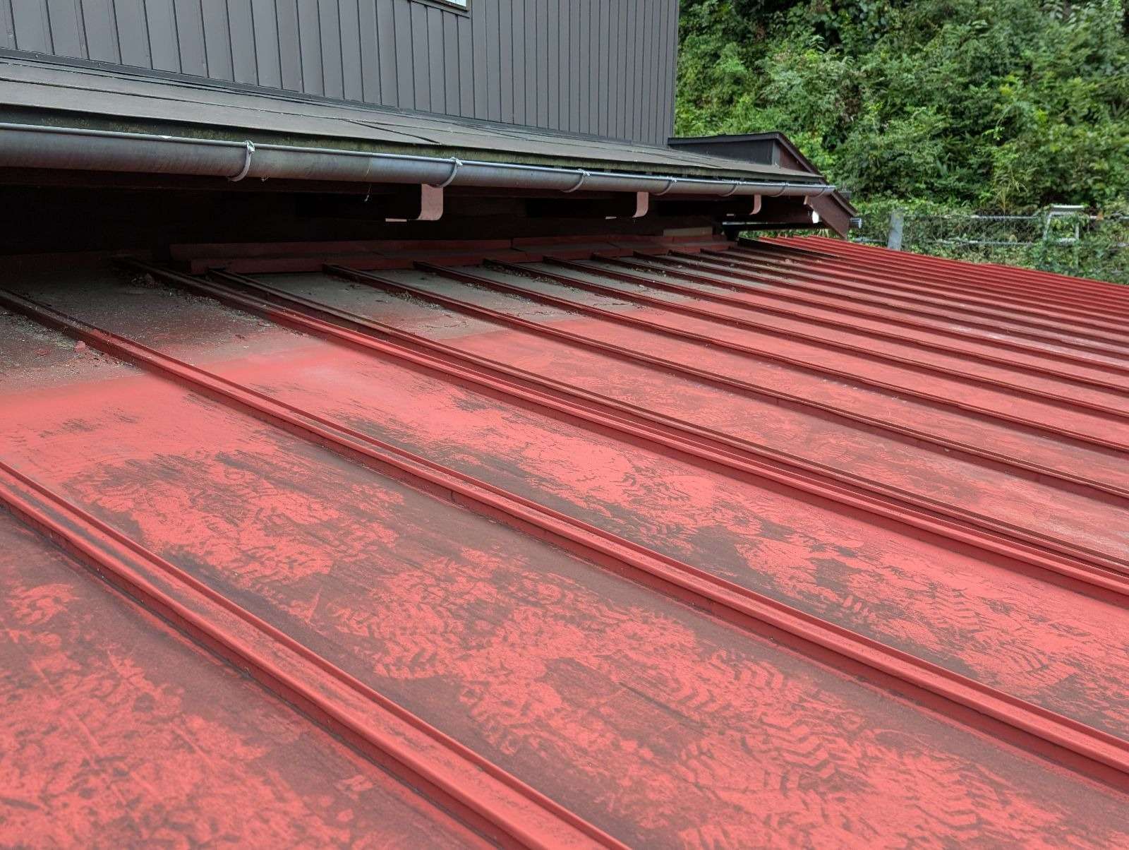 高山市清見町にて屋根塗装工事