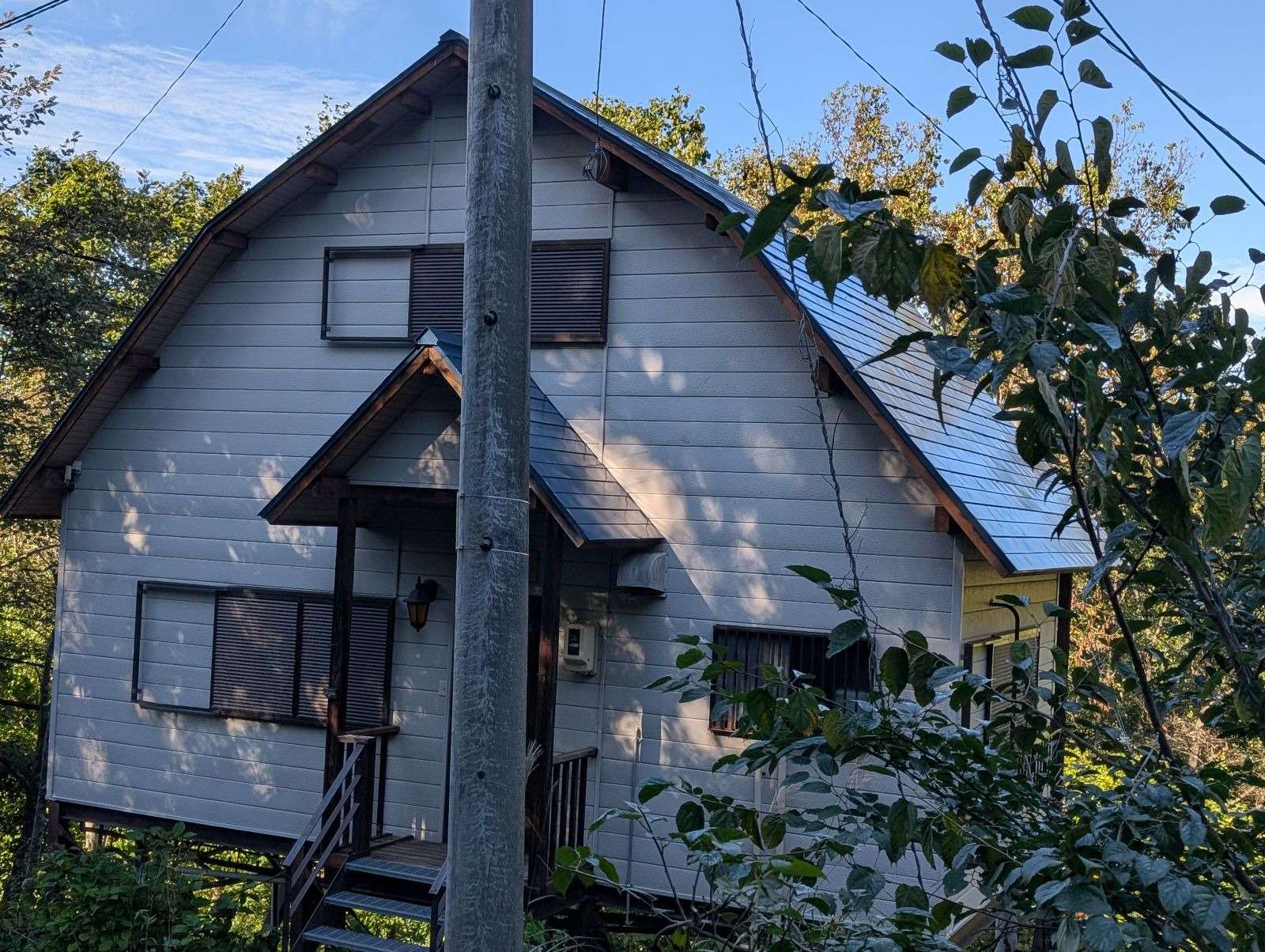 郡上市高鷲町にて屋根塗装工事