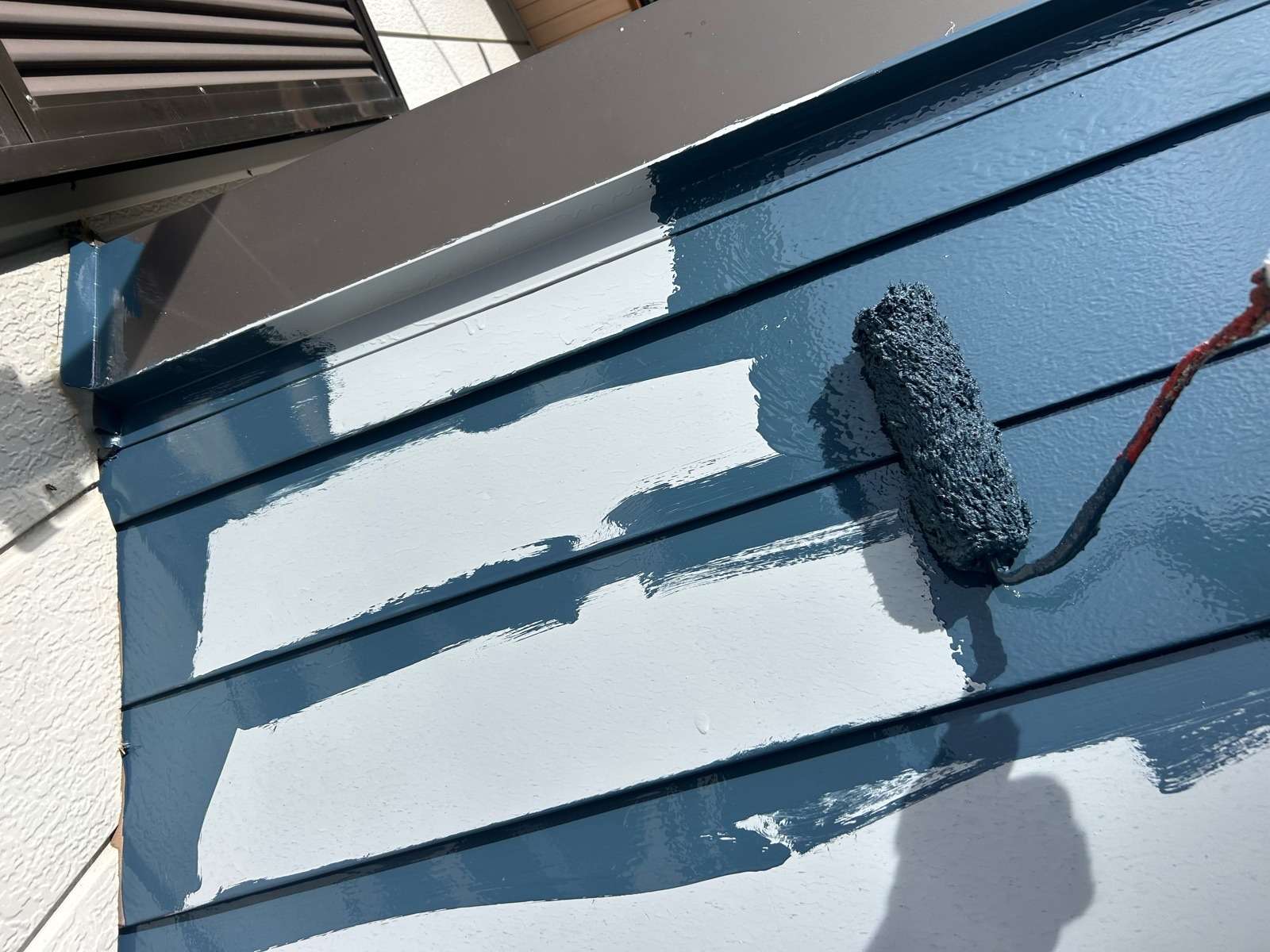 郡上市高鷲町にて屋根塗装工事