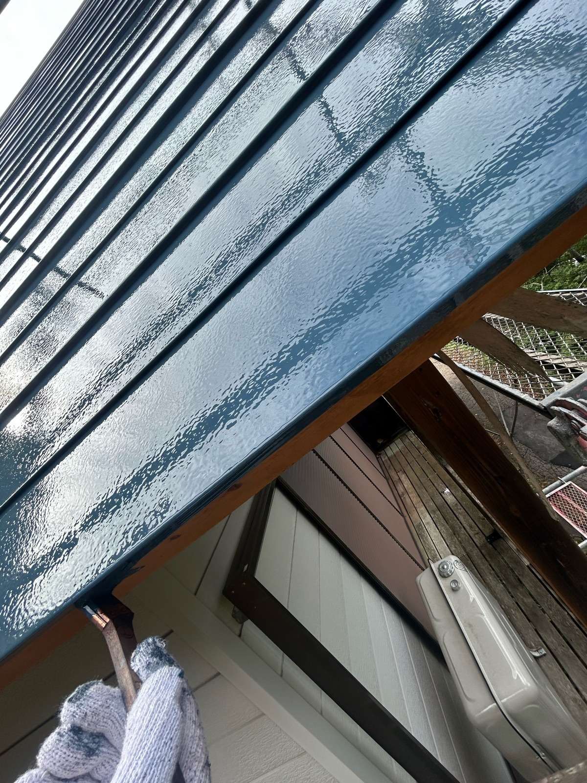 郡上市高鷲町にて屋根塗装工事