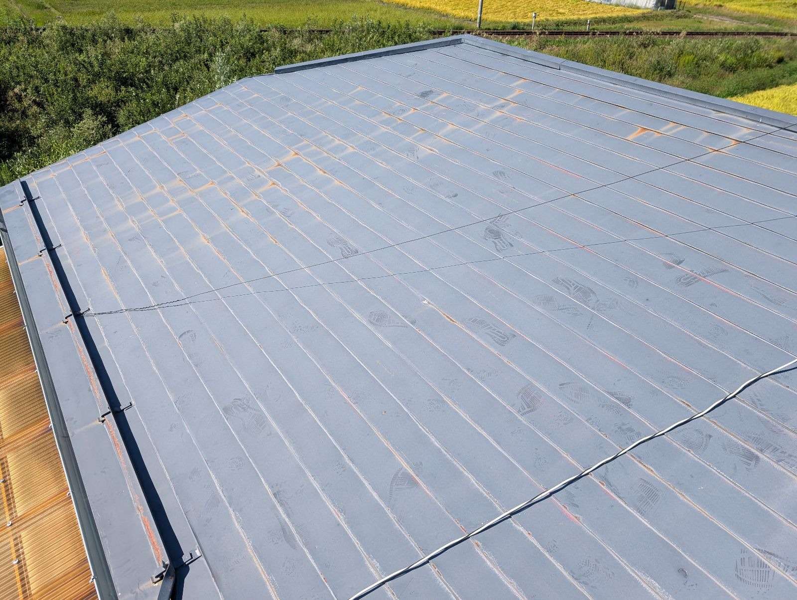 高山市下切町にて屋根塗装工事