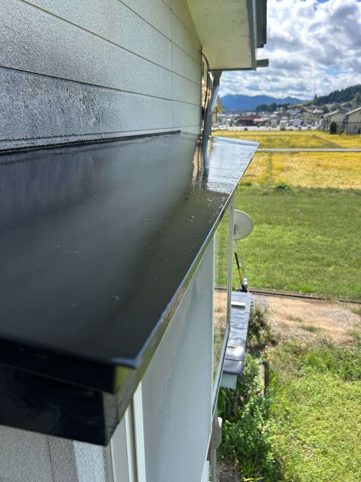 高山市下切町にて屋根塗装工事