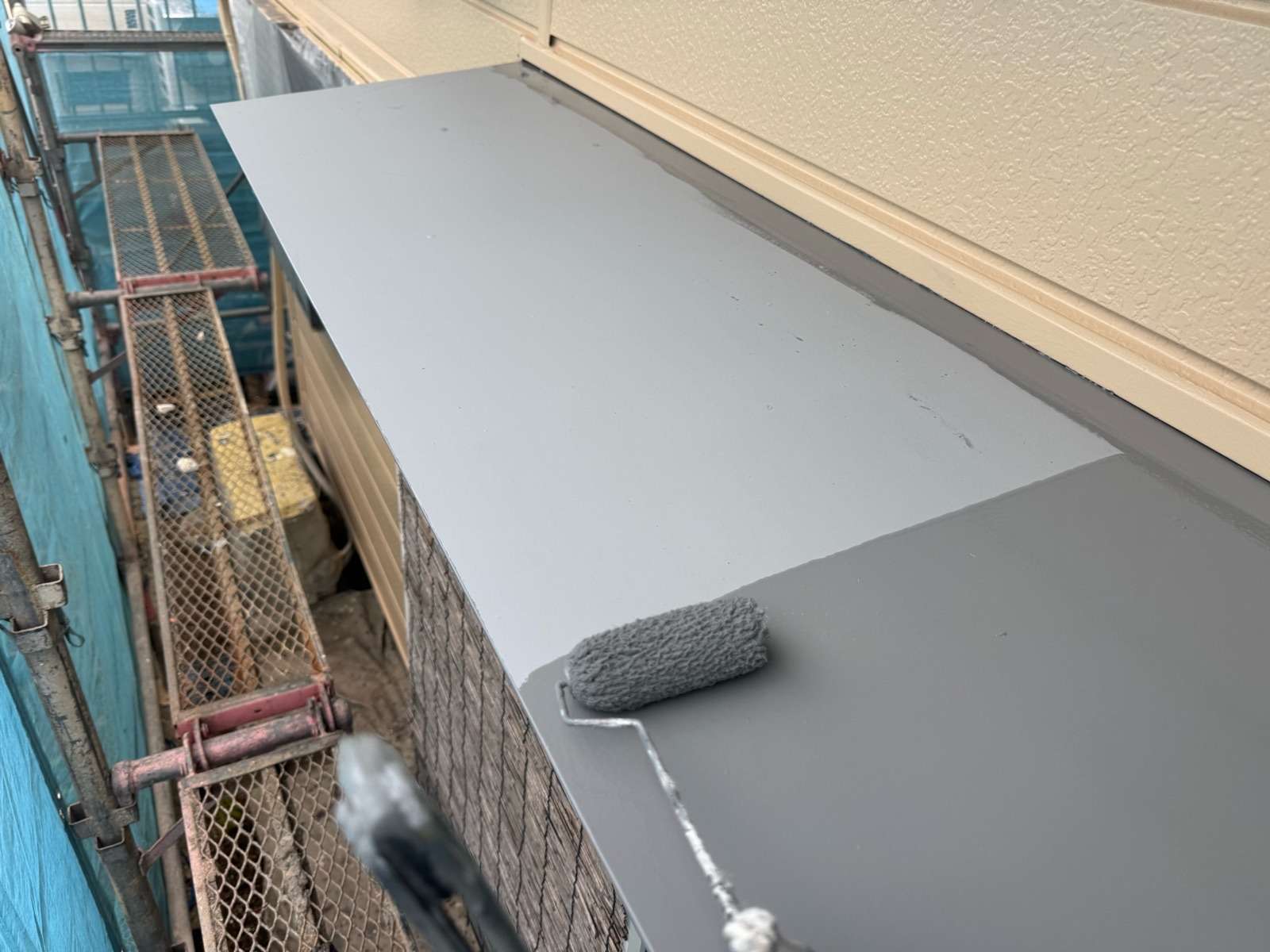 各務原市那加新田町にて外壁塗装工事