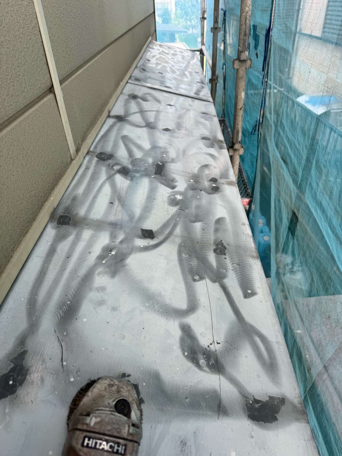 各務原市那加新田町にて外壁塗装工事