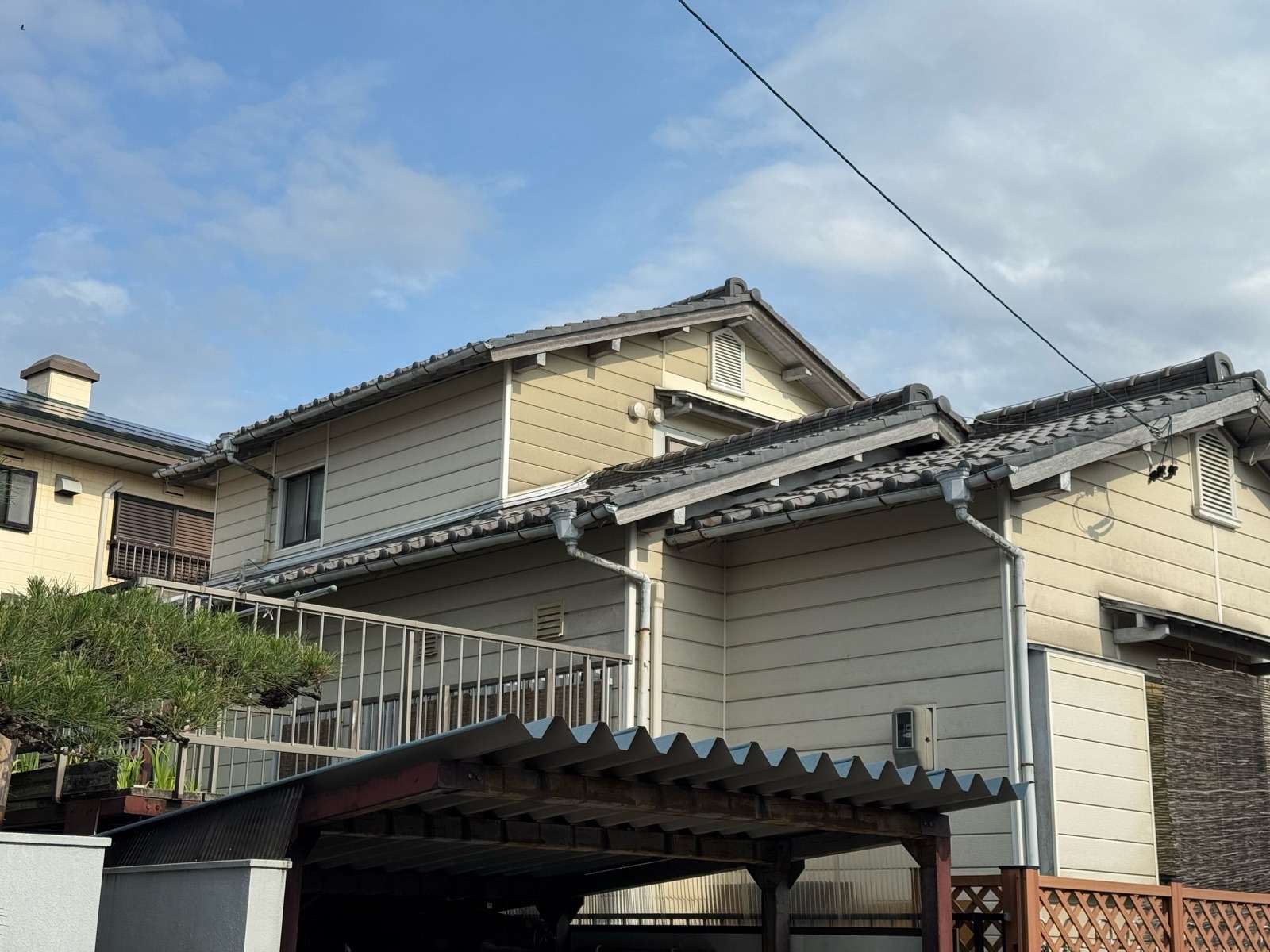 各務原市那加新田町にて外壁塗装工事