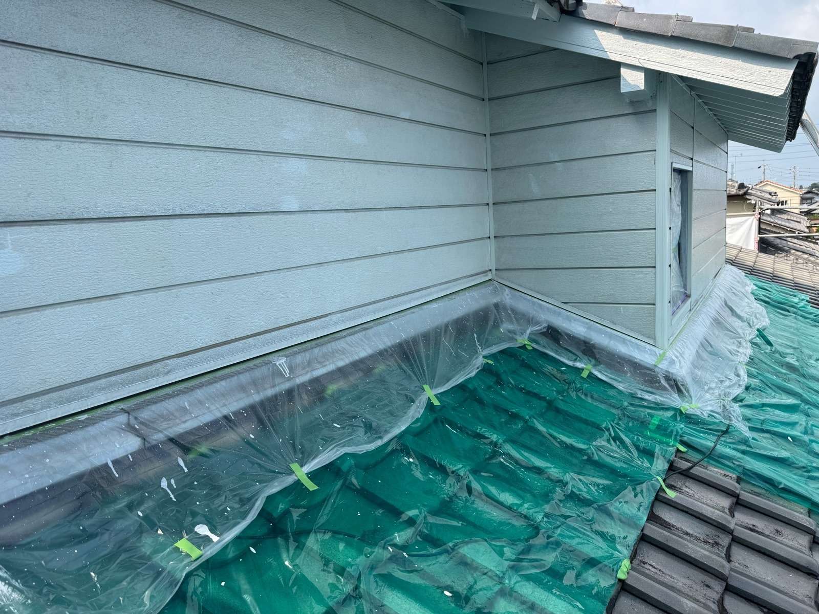 各務原市那加新田町にて外壁塗装工事