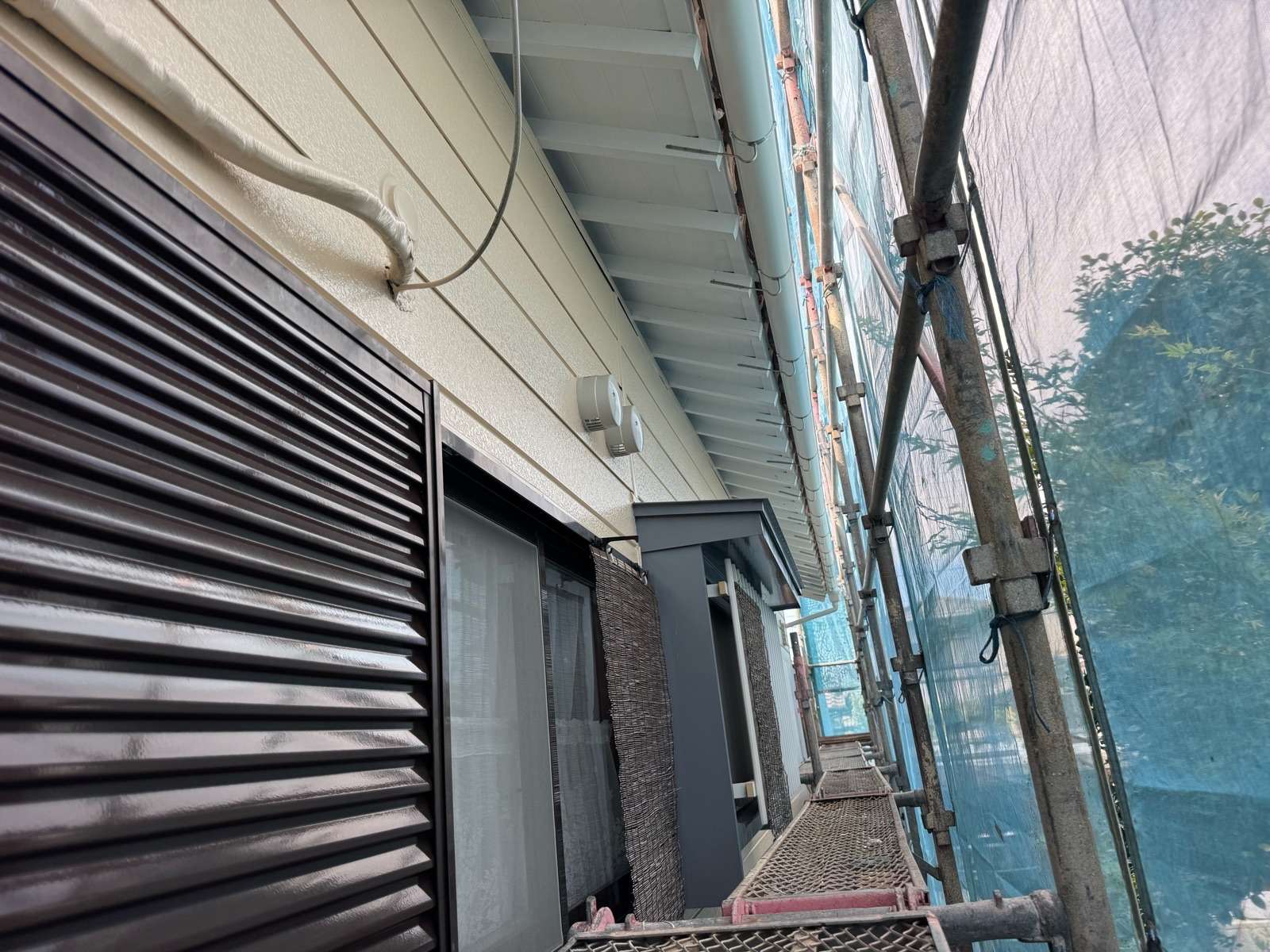 各務原市那加新田町にて外壁塗装工事