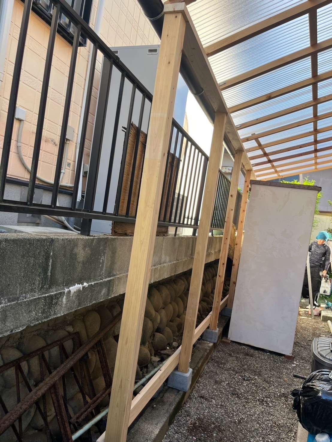 各務原市那加新田町にて外壁塗装工事