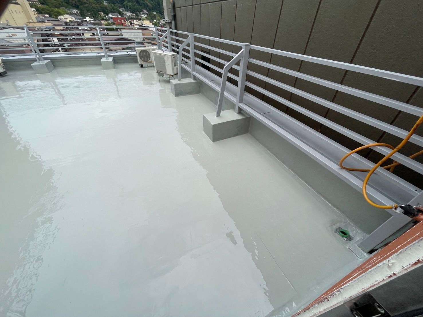 高山市下三之町にて防水工事