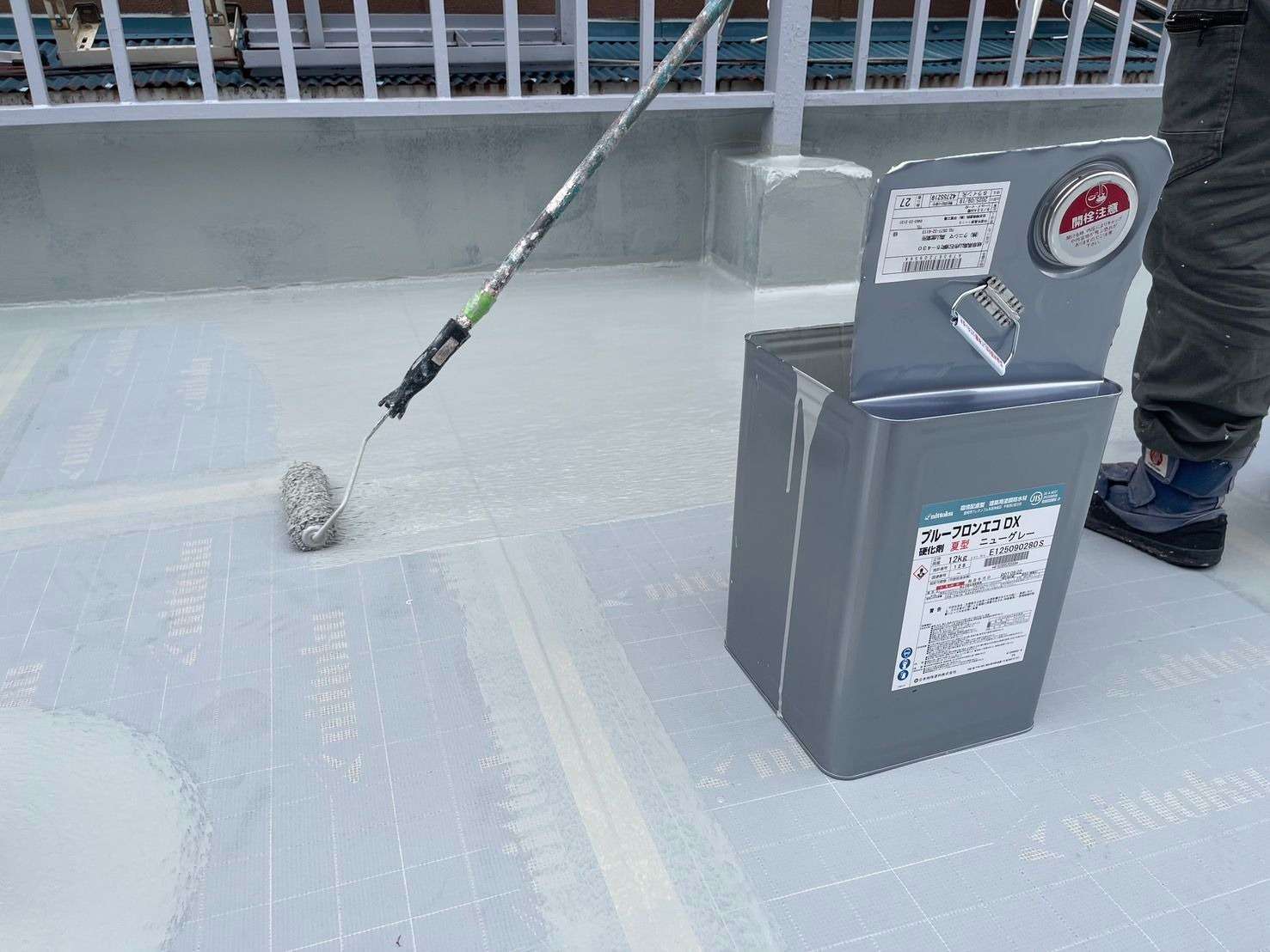 高山市下三之町にて防水工事