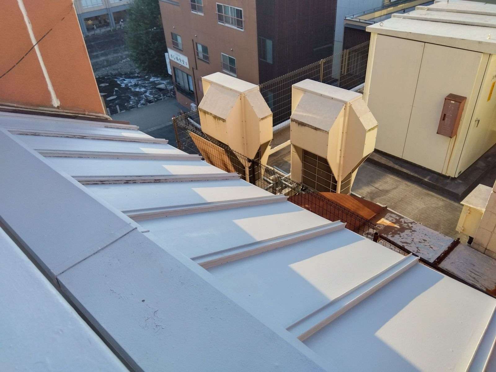 高山市下三之町にて防水工事