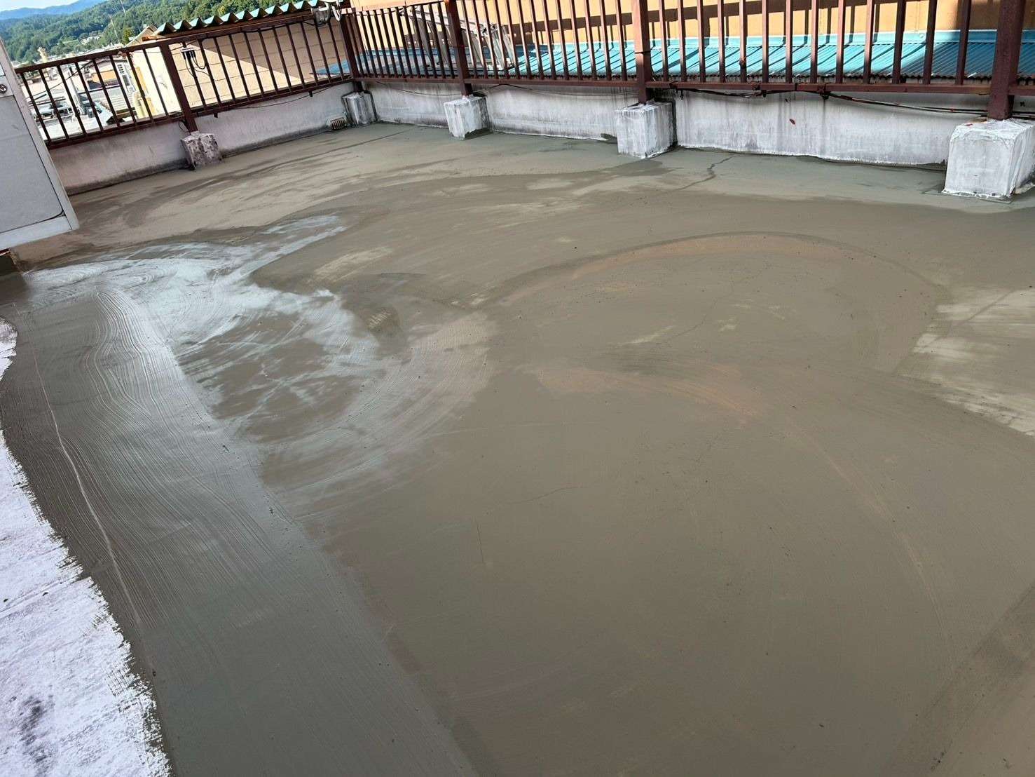 高山市下三之町にて防水工事