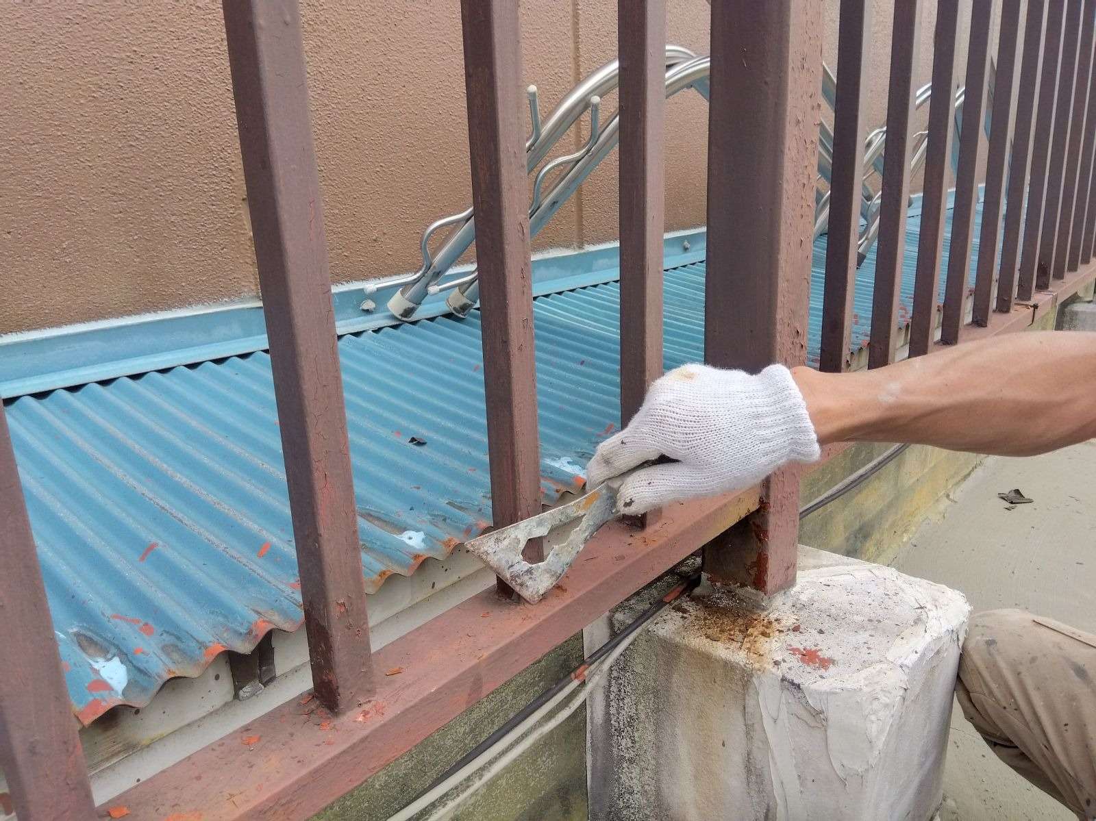 高山市下三之町にて防水工事