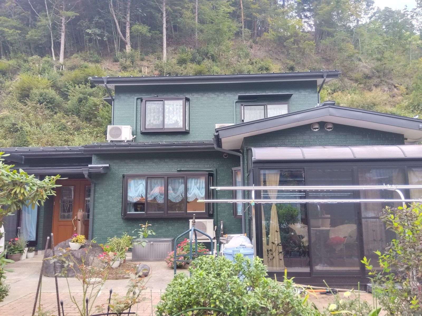 高山市清見町にて改修塗装工事