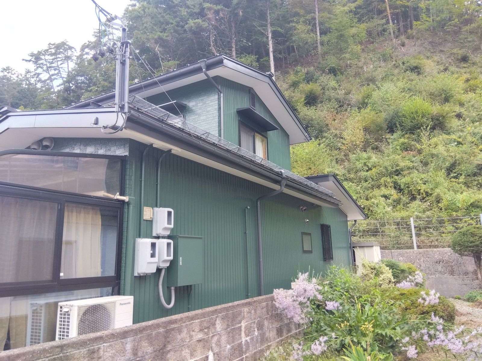 高山市清見町にて改修塗装工事