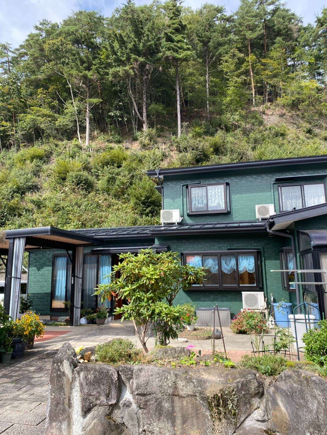 高山市清見町にて改修塗装工事