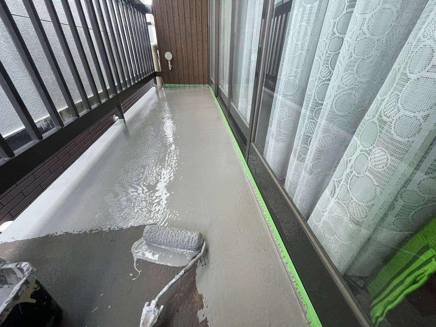 高山市片野町にて改修塗装工事