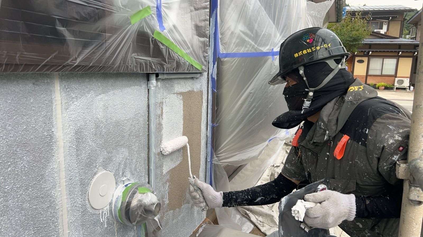 高山市片野町にて改修塗装工事